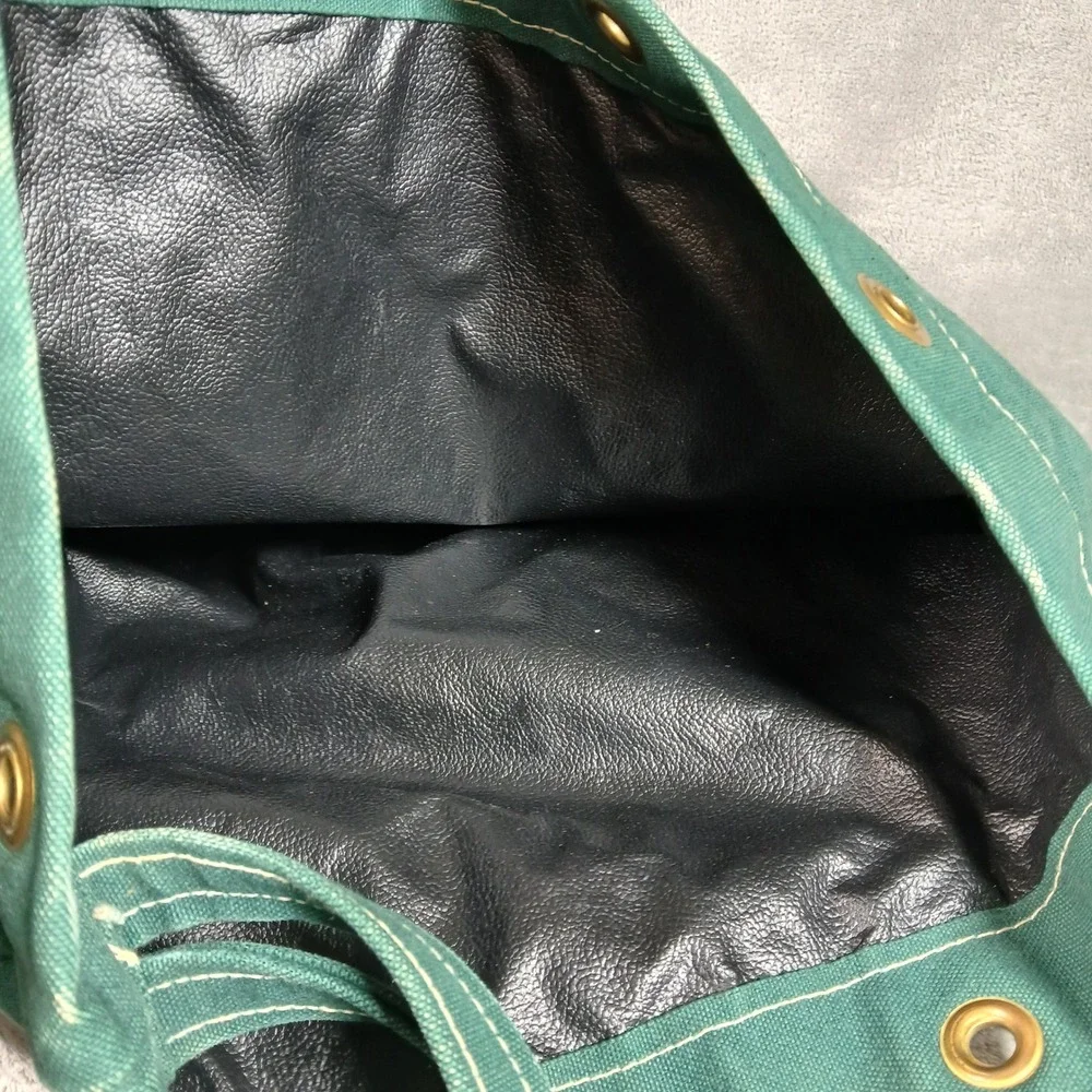 Dennis Kyte Starbuck Duffle Bag Green Canvas Nautical Travel 1980s Vintage